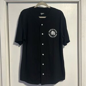 EUC: Vintage Y2K Jersey Hustle Gang Mens  Large Shirt 100% cotton